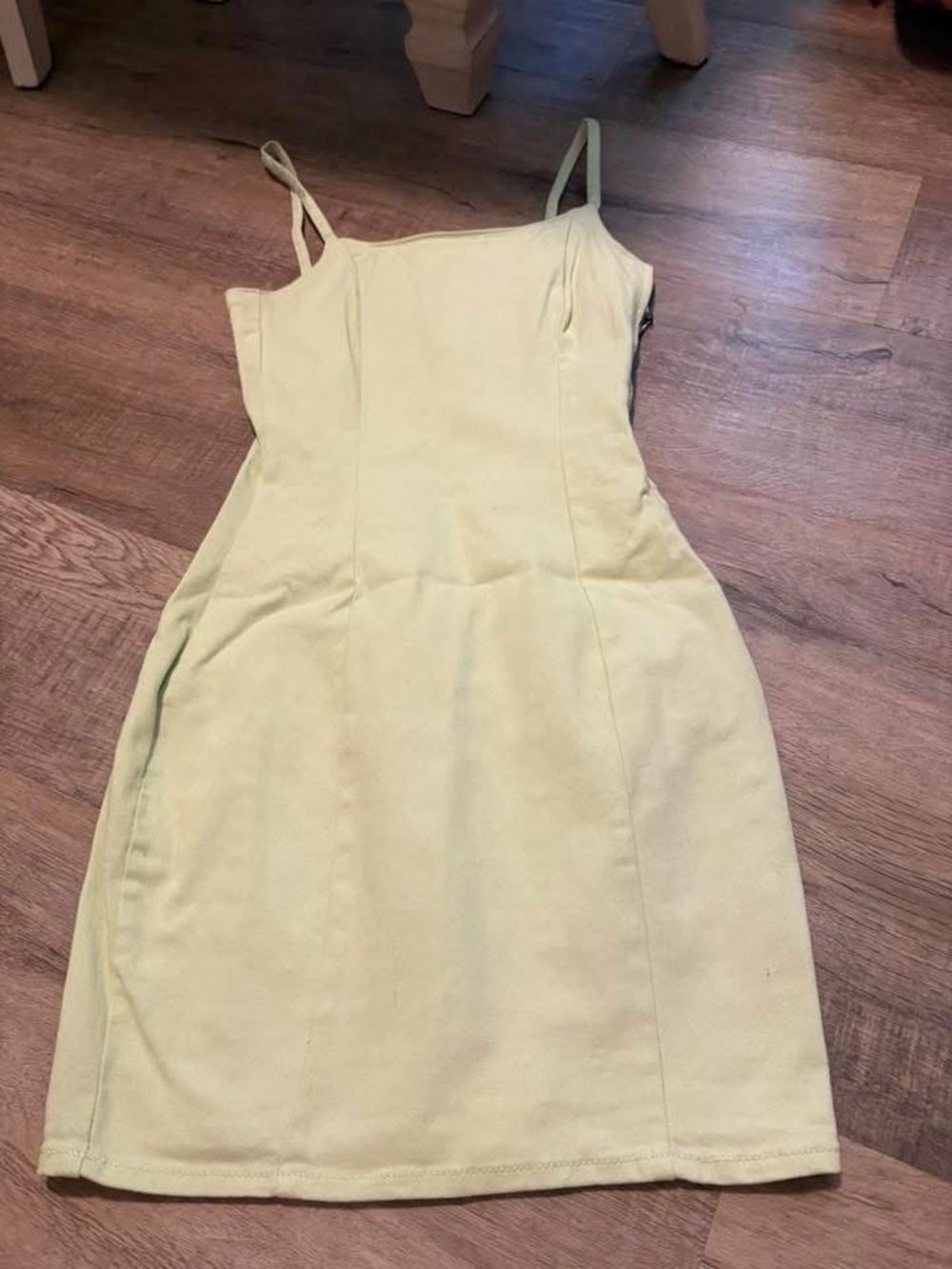 Divided Pale pale green Spaghetti-Strap Mini Dress